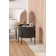 Staudt Wood and Metal Storage Side Table