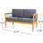 Wood With A Fashionable Outlook And Seating An Attractive Design Cushions