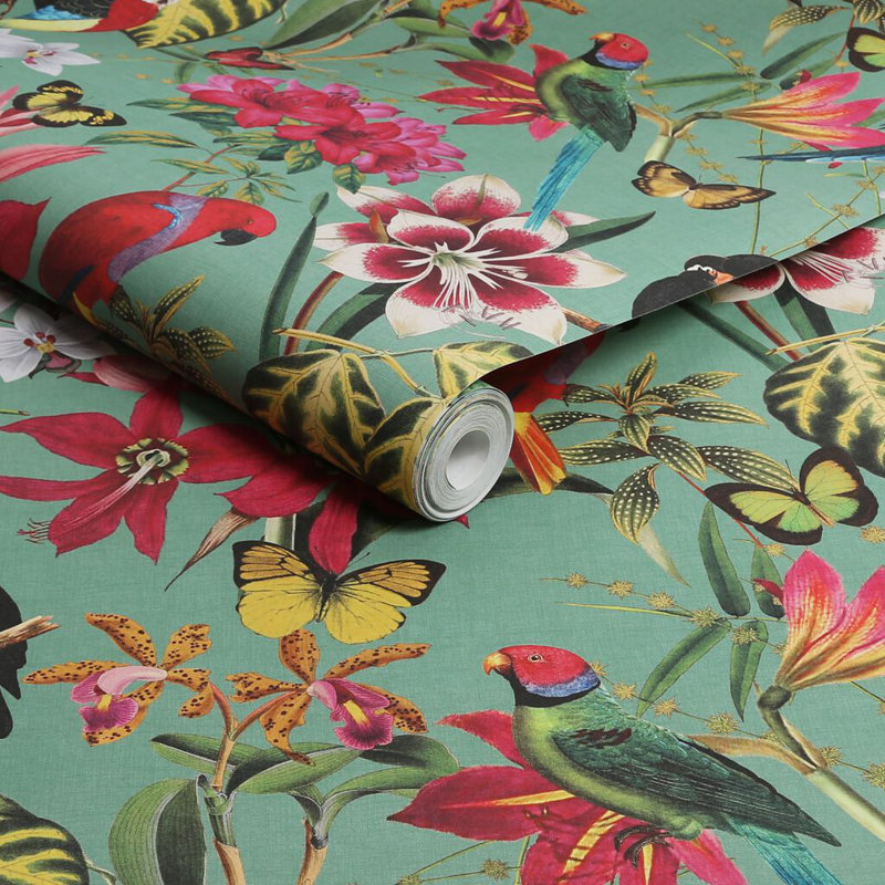 Envy Paradiso Multi Wallpaper, Green