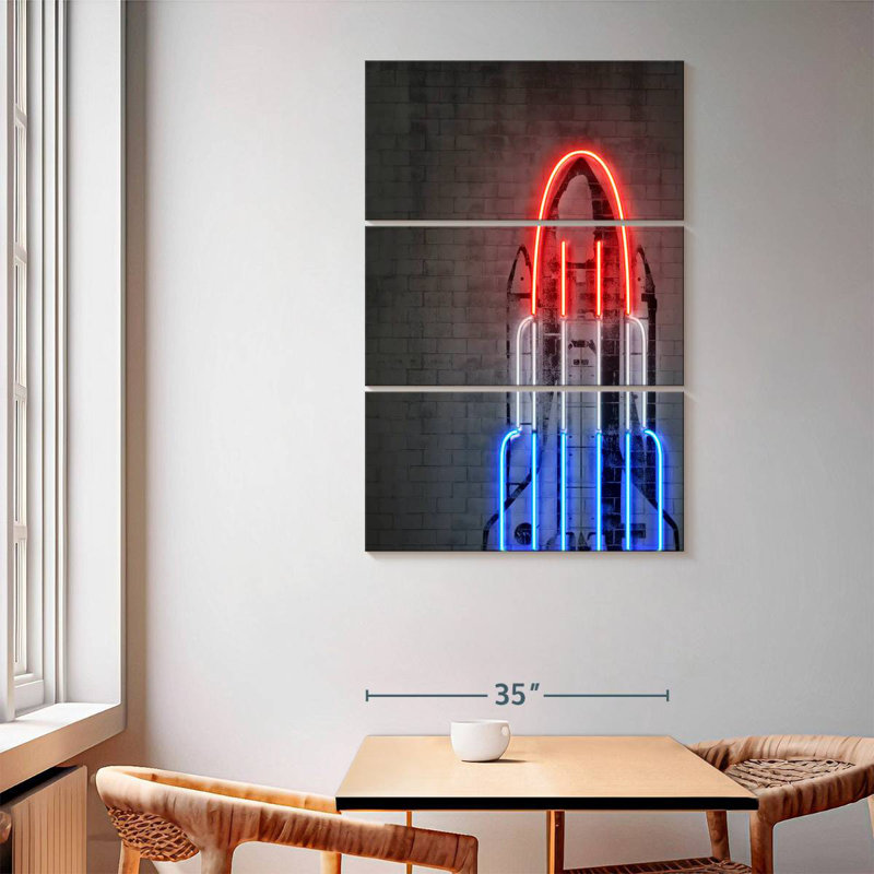 Oberle Rocket Agenda, 65" H x 42" W