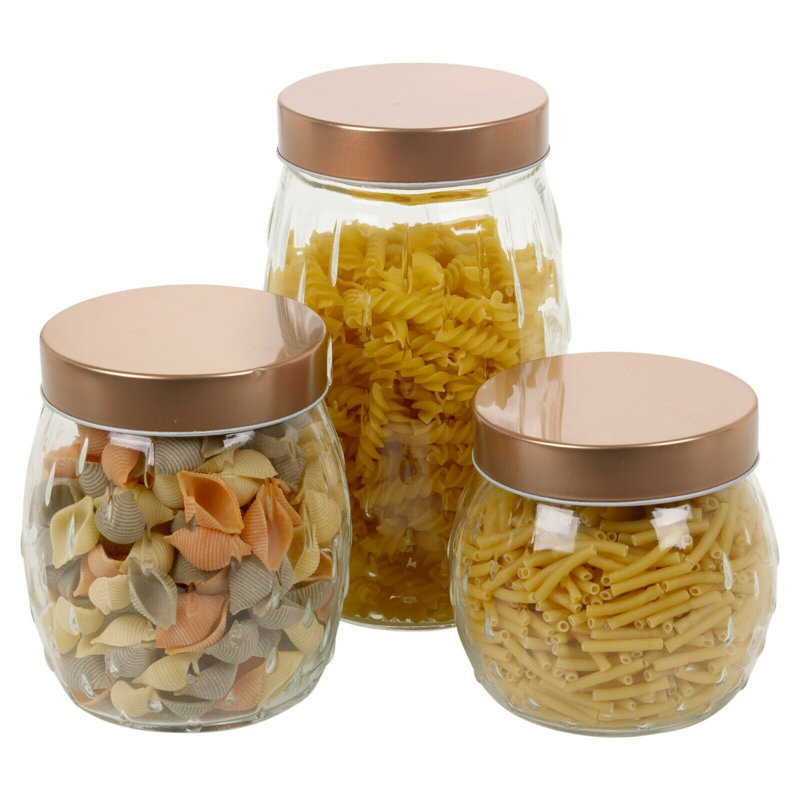 Glass Jar - Set of 3