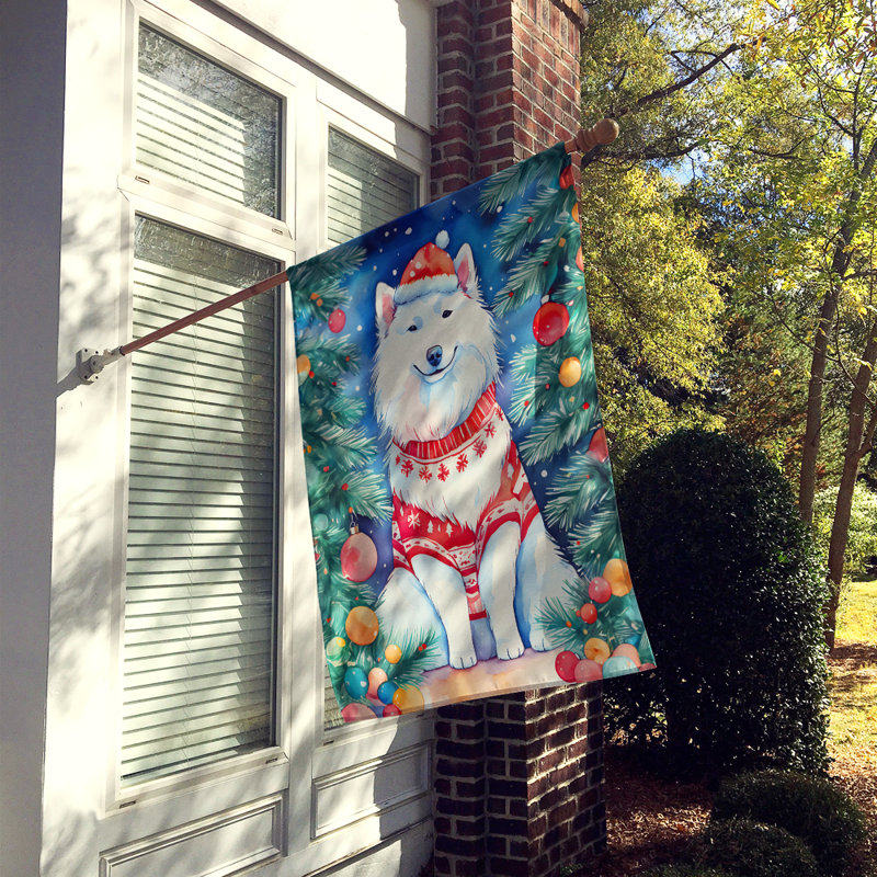 Double Sided Polyester Christmas, 40" H x 28" W