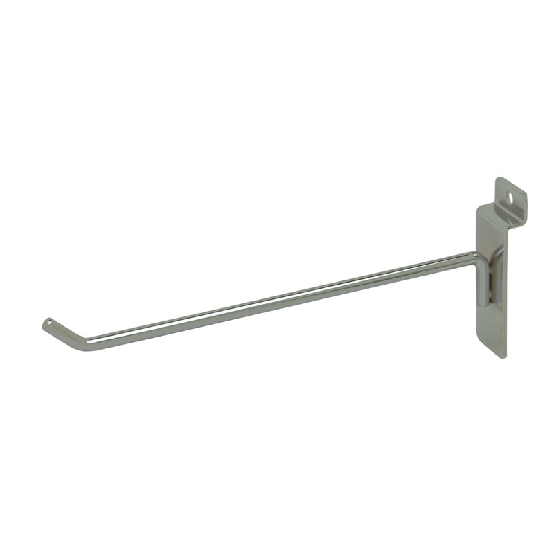 Metal Slatwall Hooks, Chrome