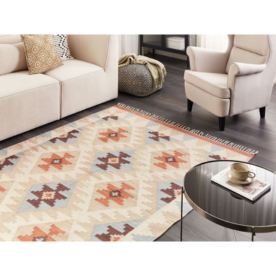 Sisk Southwestern Hand Woven Area Rug
