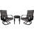 3 Piece Seating Group, Swivel Rocking Chair with 5" Olefin Cushions-1274512669-1254934513