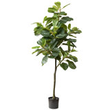 60'' Artificial Fiddle Leaf Fig Plant In Pot