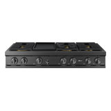 48" Gas Rangetop 6 Burners with Griddle, NG/LP