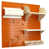 Orange et blanc