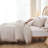 3 Pieces Ball Pom Fringe All Season Comforter Set, Soft OEKO-TEX Microfiber Boho Bedding for Bedroom Decor-116945501-116945505