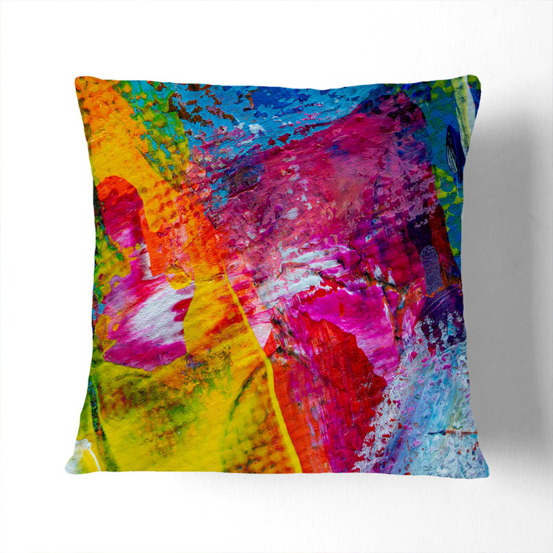 Abstract Square Throw Cushion, 55 x 55 cm