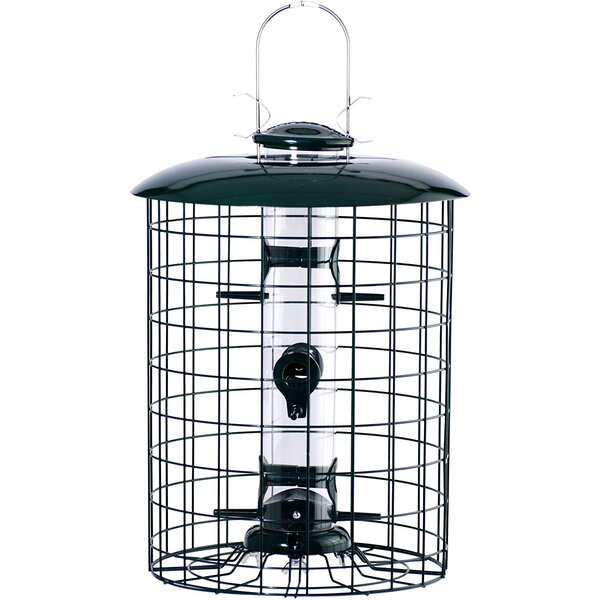 Panacea Products Metal Freestanding Tube Bird Feeder 