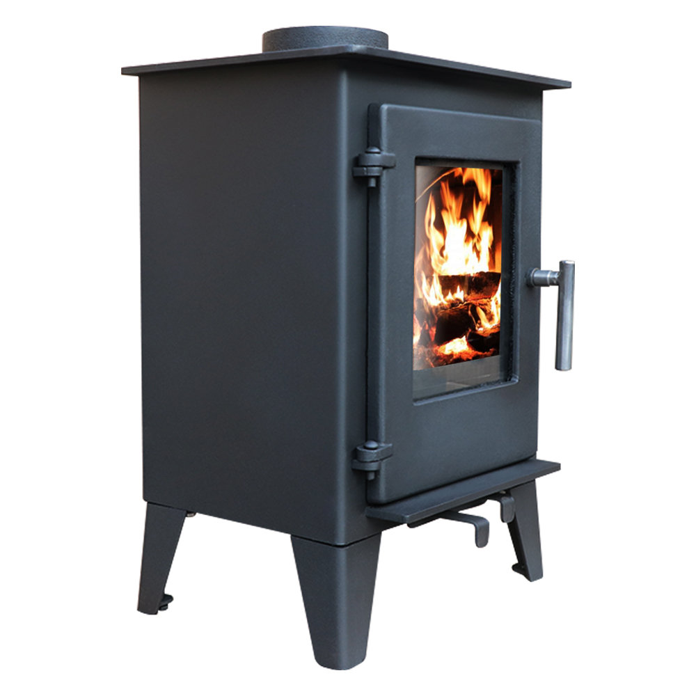 Knott 5KW Multifuel Freestanding Stove Log Wood Burner Heating Fireplace