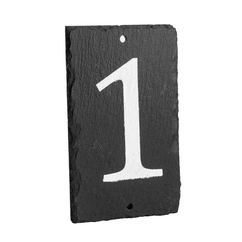 Nicola Spring - Slate House Sign - 9 x 14.5cm, 1