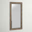 Miroir pleine longueur biseauté de style campagnard  patiné Latwanda-1165992923