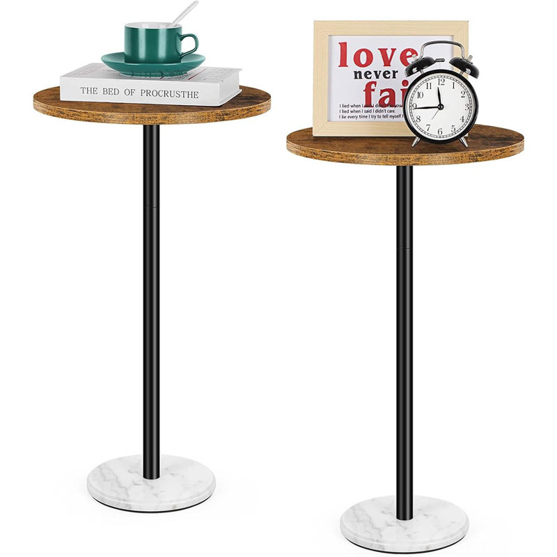 Ensemble de 2 petites tables d'appoint rondes pour petits ...