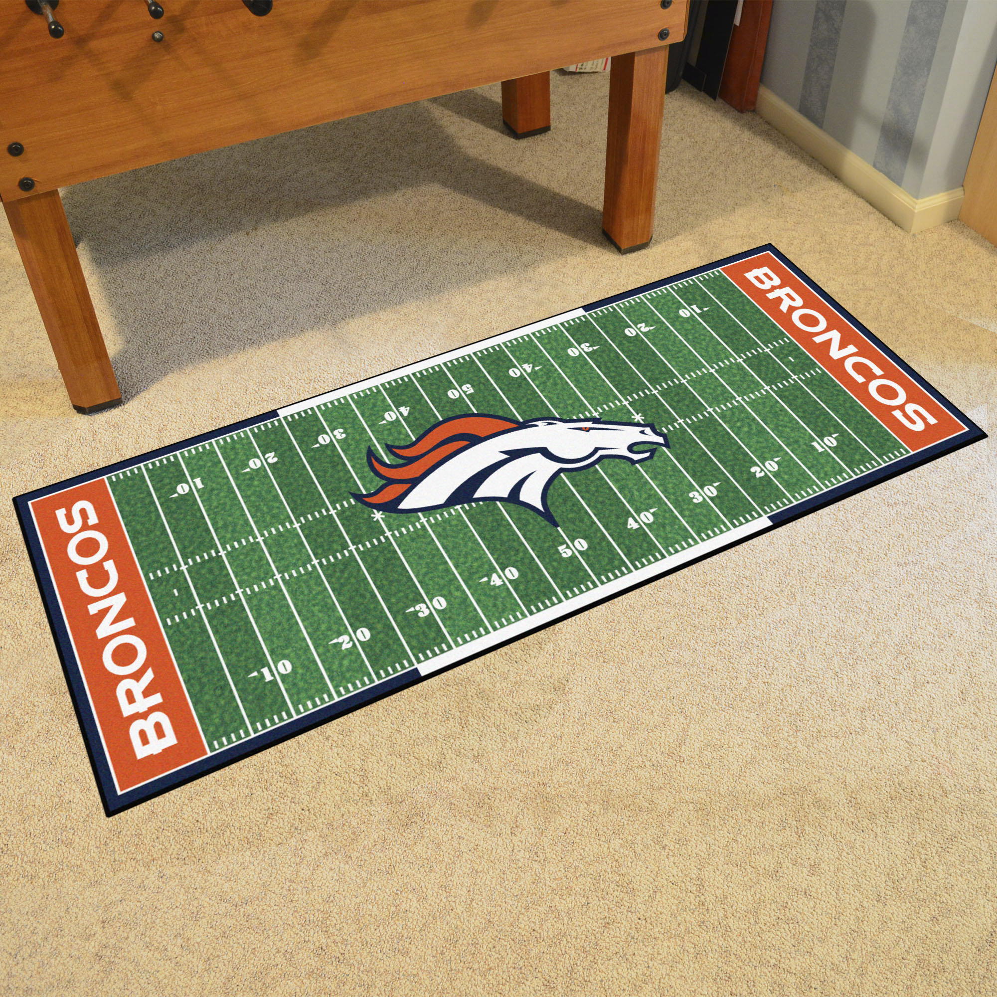 FANMATS Denver Broncos Putting Green Mat