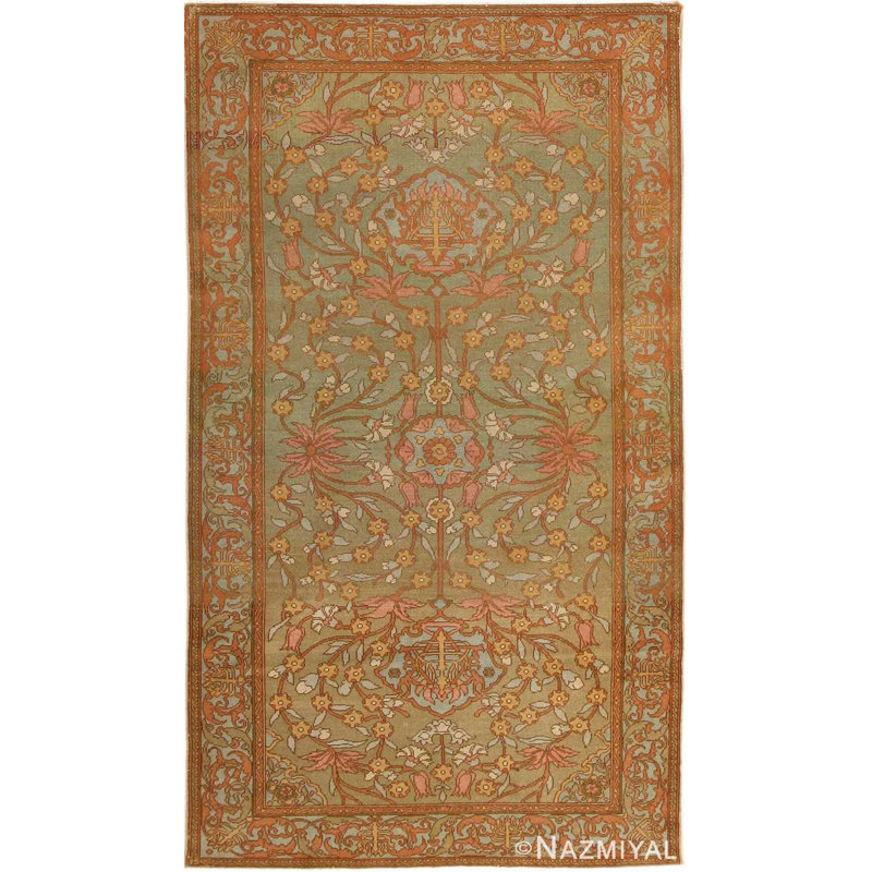 One-of-a-Kind Rectangle 4'9" X 7'9" Hand Knotted Area Rug