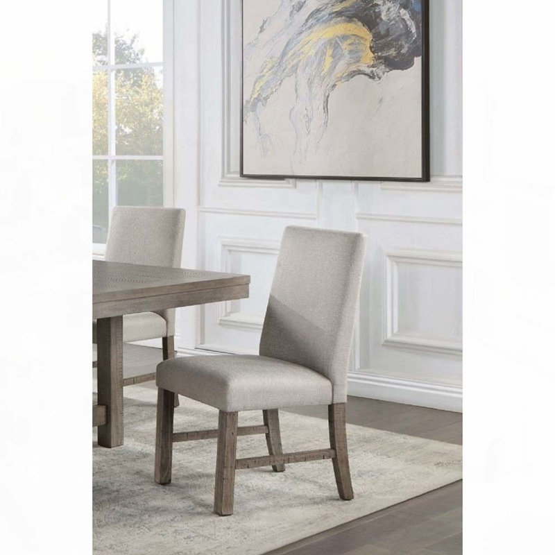 Chaises de salle à manger rembourrées avec cadre en bois
