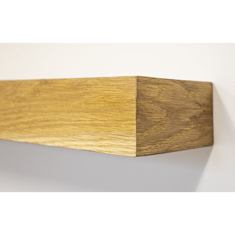 Ensemble de 2 tablettes flottantes Rayne, Naturel, H 4 po x l 20 po x P 5 po