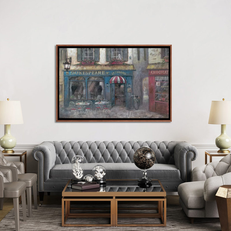 Favorite Getaway par Ruane Manning - reproduction d'art, H 40 po x l 60 po x P 1,5 po, Toile avec cadre brun, Aucun mat