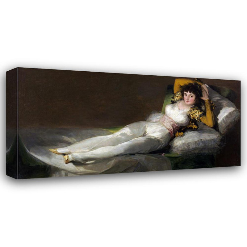 Clothed Maja, 12" H x 24" W