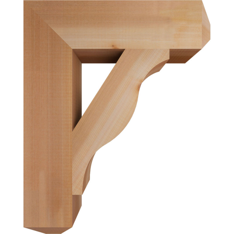 Support pour artisan Funston, Lisse, Cèdre rouge, H 20 po x l 3,5 po x P 16 po