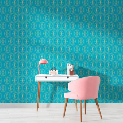 Daryell Peel & Stick Geometric Roll