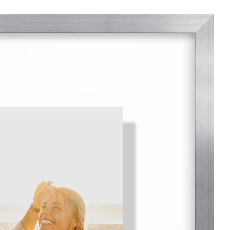 Cadre photo Wakas, Argent, 11 po x 14 po