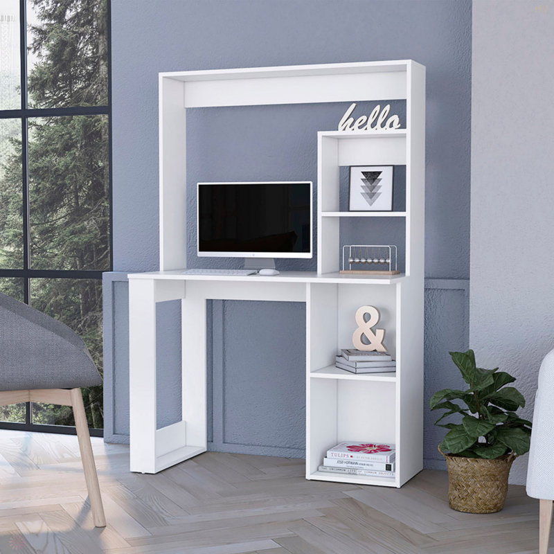 Bureau Ryndon, huche, Blanc, H 58,23 po x l 38,78 po x P 17,79 po