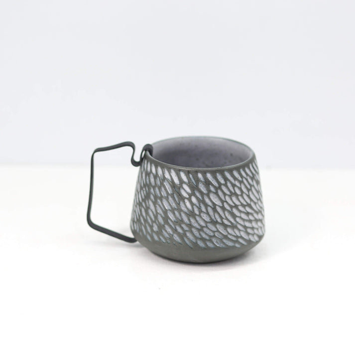 Ceramic Coffee Cup, Grey