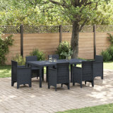 Garden Table Poly Rattan