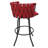 Swivel Upholstered Counter Stool-732404211-732404214-732404218
