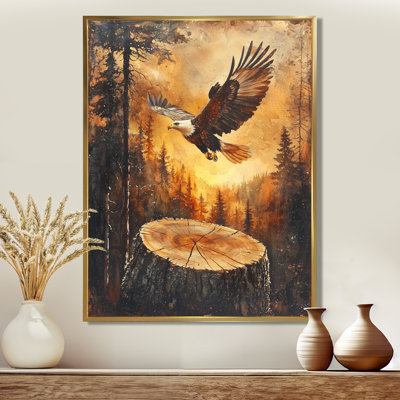 Andreana, grand aigle, esprit du vent I - aigle, art mural