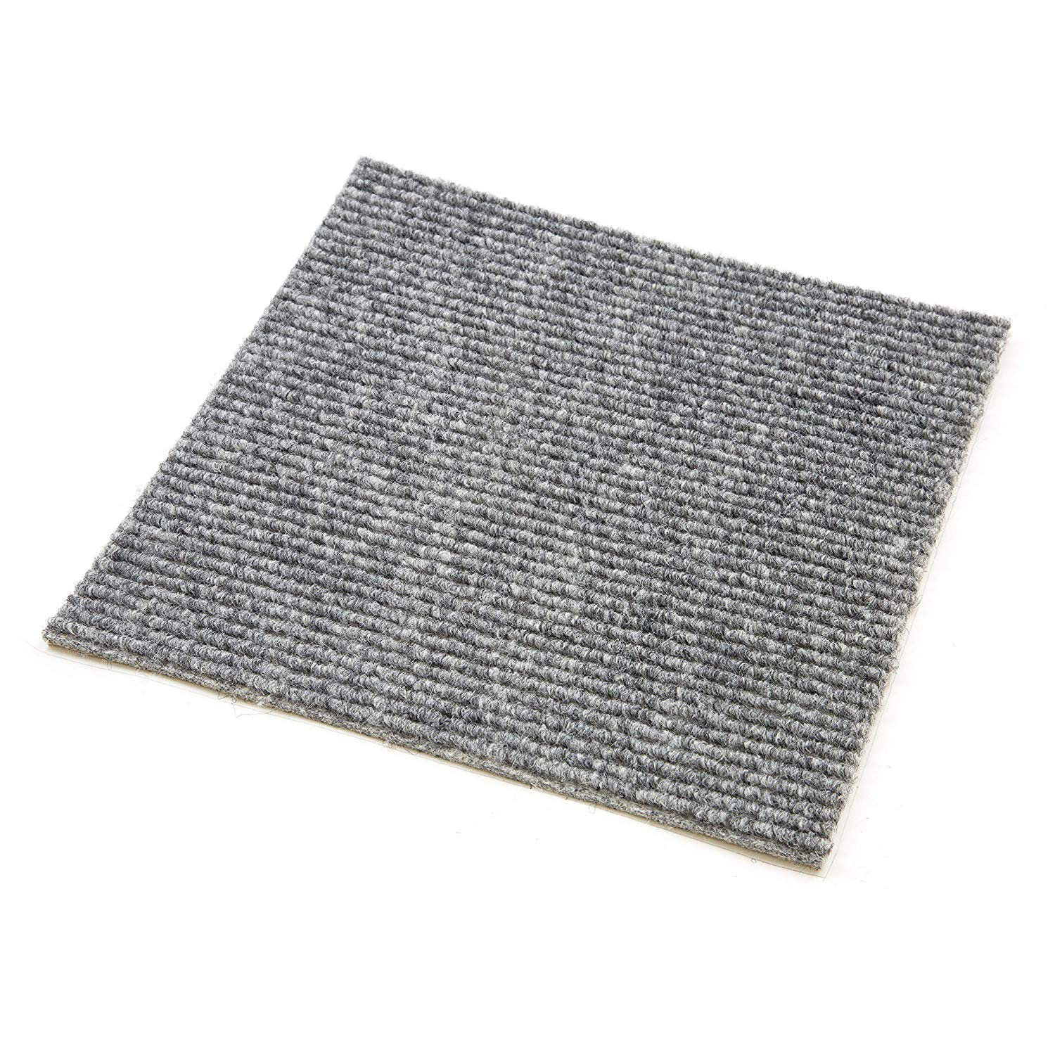 FlooringInc 12'' W x 12'' L Level Loop Adhesive Polyester Carpet Tile