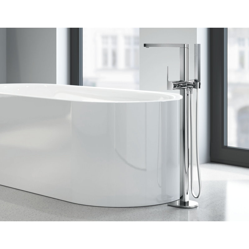 Plus Single Handle Floor Mounted Trim, StarLight Chrome