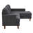 Prado 97" Wide Sofa & Chaise With Solid Wood