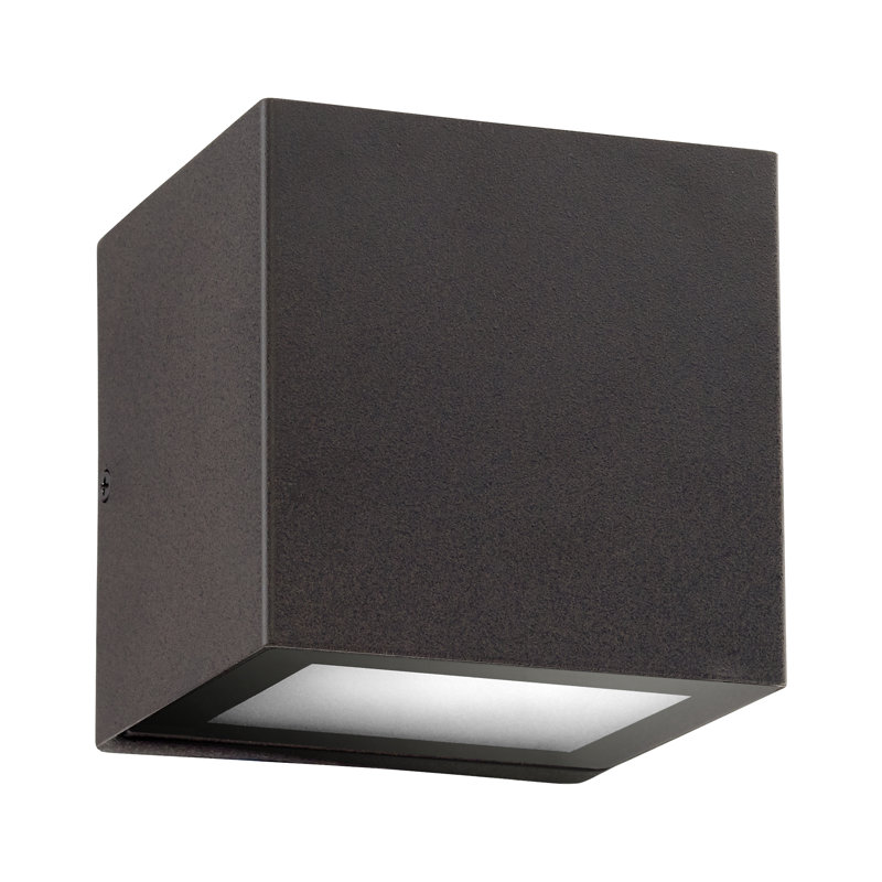 Shylo Aluminium LED Wall Light, Oiled Bronze