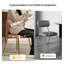 Fauteuil d'appoint moderne en velours avec dossier capitonné Leona H 29 po-764843823