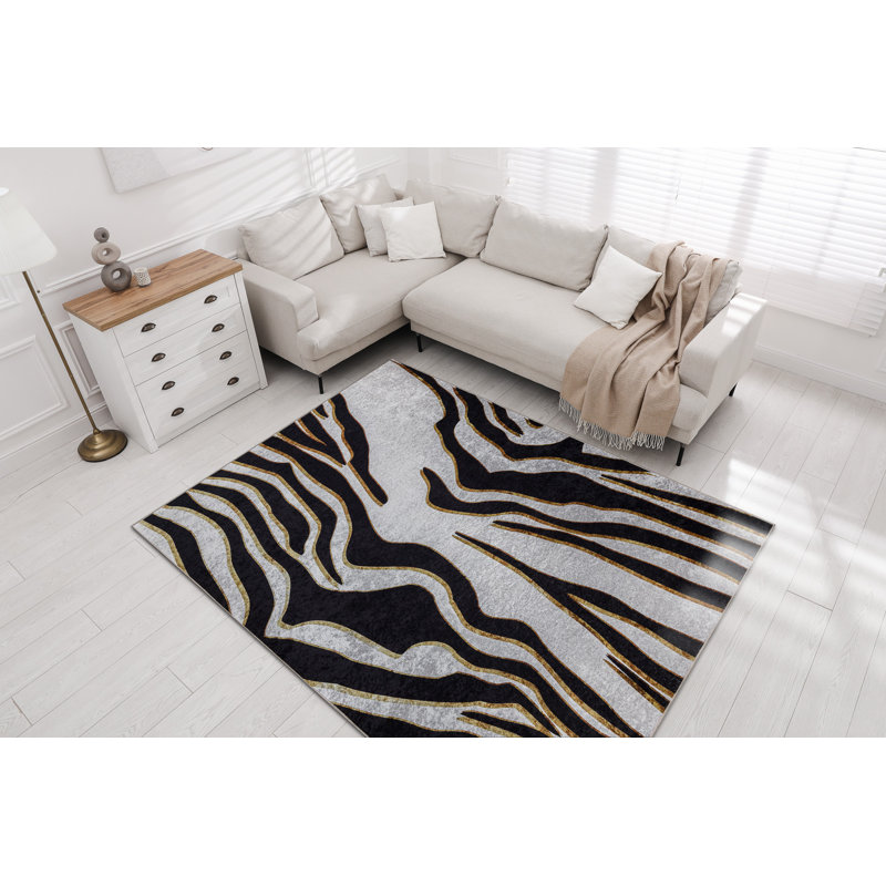 Miro Animal Print Area Rug, Rectangular 160 x 220cm