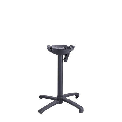 Grosfillex X-One Black Small Folding Table Base