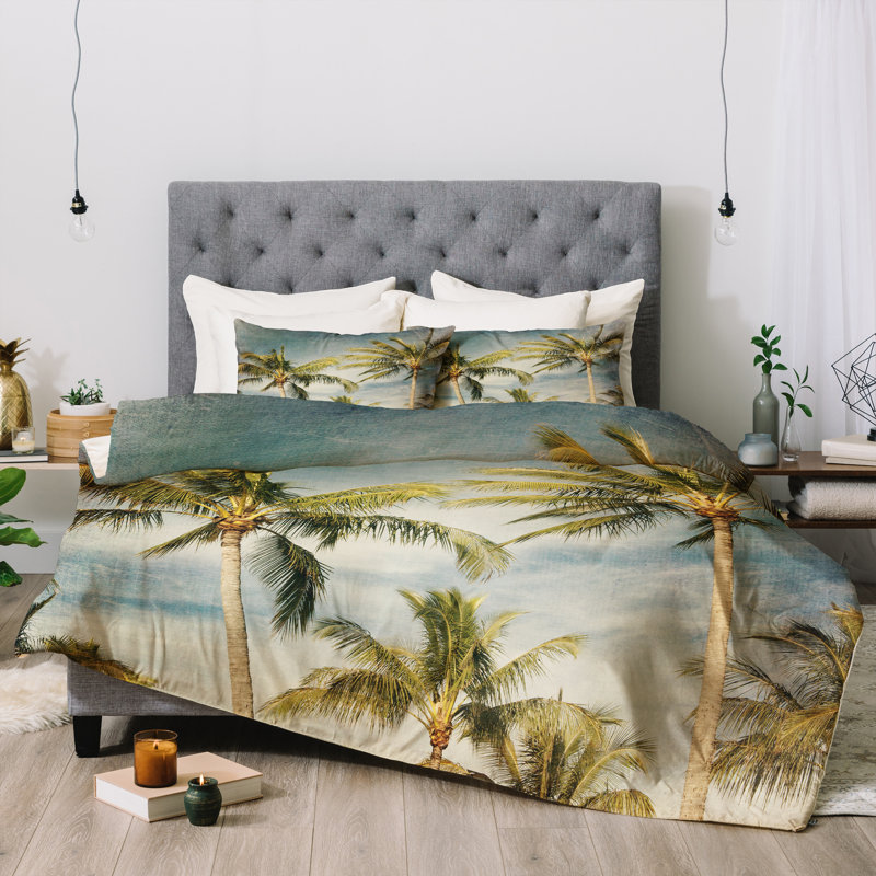 Coastal Floral Comforter, Queen Comforter  