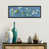 Toile avec cadre gris
