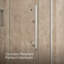Levity Plus Less Sliding Shower Door, 81-5/8 In. H X 44-5/8 - 47-5/8 In. W, With 3/8 In.-Thick Crystal Clear Glass-1811766431