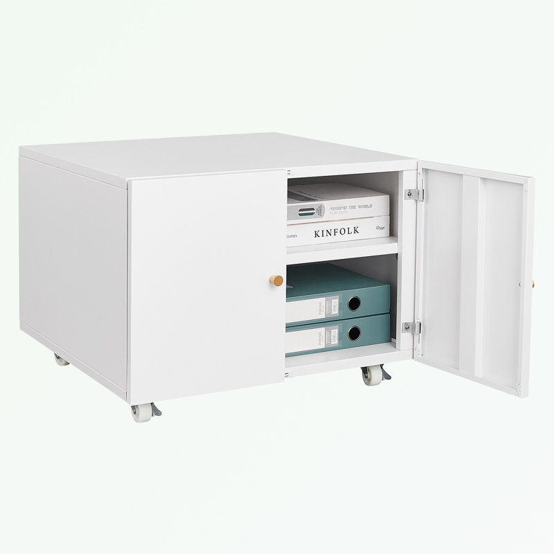 Ito 23.62'' Wide 1 - Shelf Storage Cabinet, White