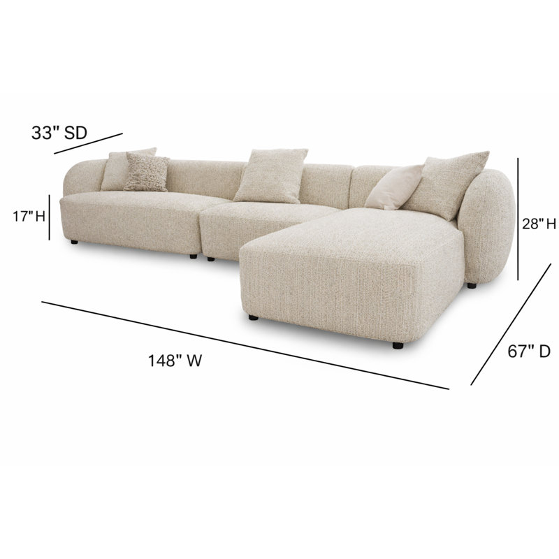 Canapé modulaire SEVILLA 3PC
