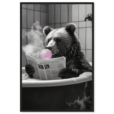 Ours de bain fumant Art Remedy