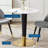 Zinque Artificial Marble Dining Table-1655913397-1655913398