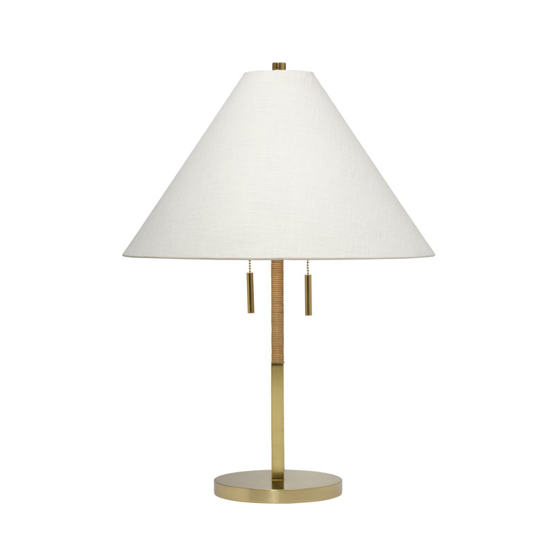 Harrison Rattan Table Lamp, Natural