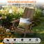 Chaises Adirondack pliantes en plastique HDPE avec porte-gobelet (deux ensembles)-1314157867
