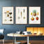 Ensemble de 3 fruits et légumes IV sur toile encadrée-97795013-97795016